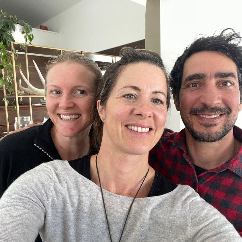 Claire, Hope and Nick, founding team of Groundschool in Ontario